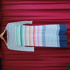 Calypso St Barth 100% linen striped dress, size xs